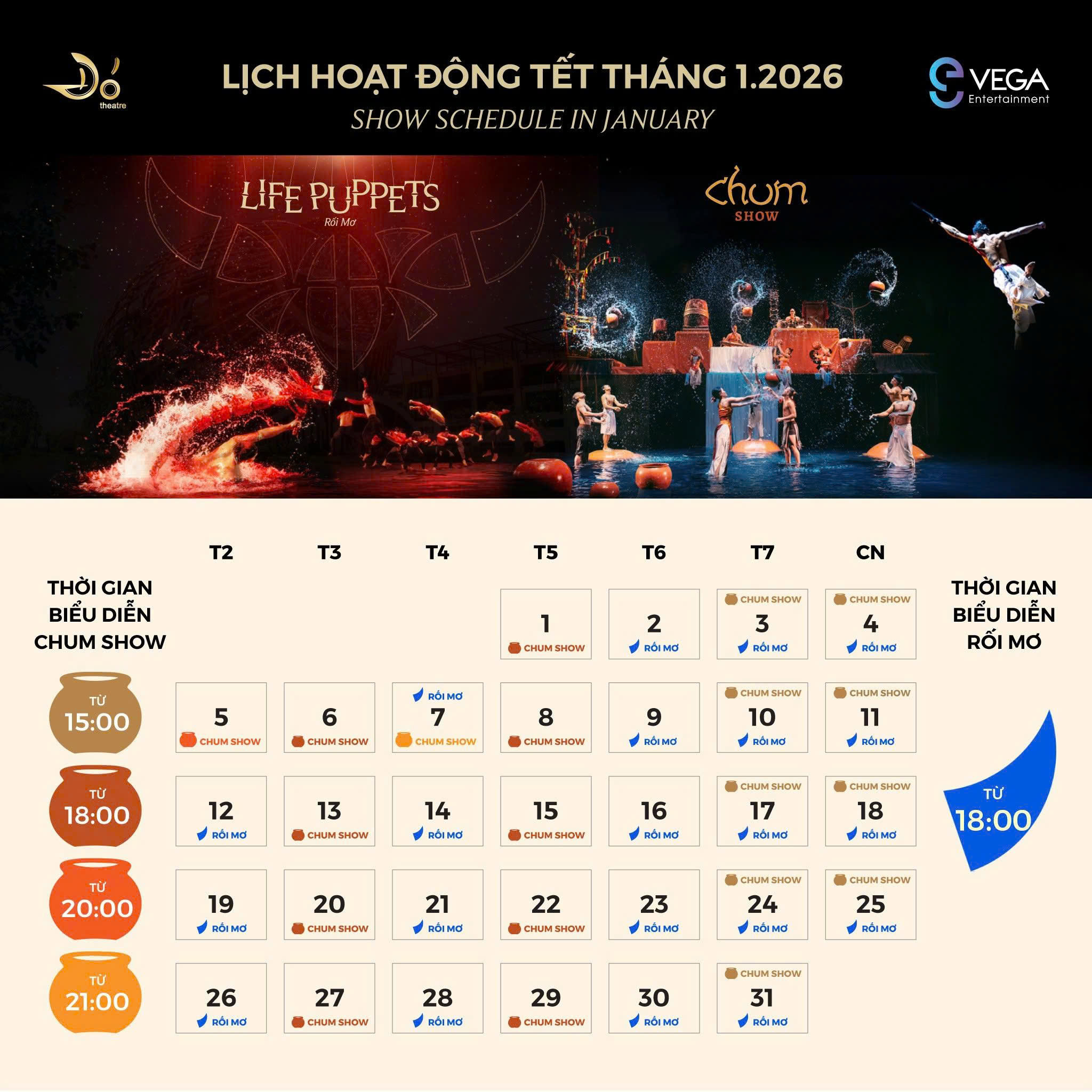 GIÁ VÉ SHOW RỐI MƠ NHA TRANG-NHÀ HÁT ĐÓ NHA TRANG