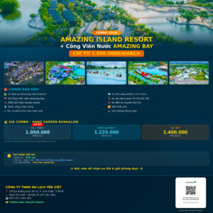Amazing Bay 2026 – Amazing World – Amazing Island Resort | Giá vé KDL Sơn Tiên mới nhất, combo ưu đãi & hướng dẫn tham quan A–Z